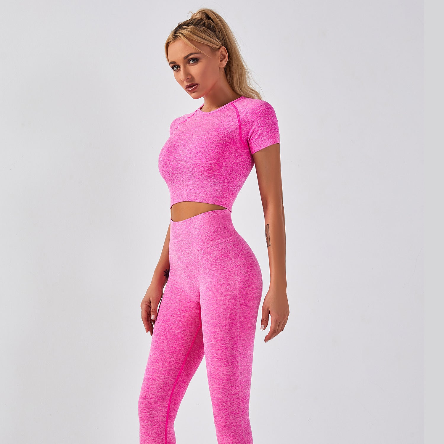 Women Fitness Active Gym Seamless Botee Yoga Set